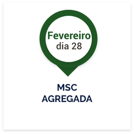 Dia 28 de fevereiro: MSC agregada