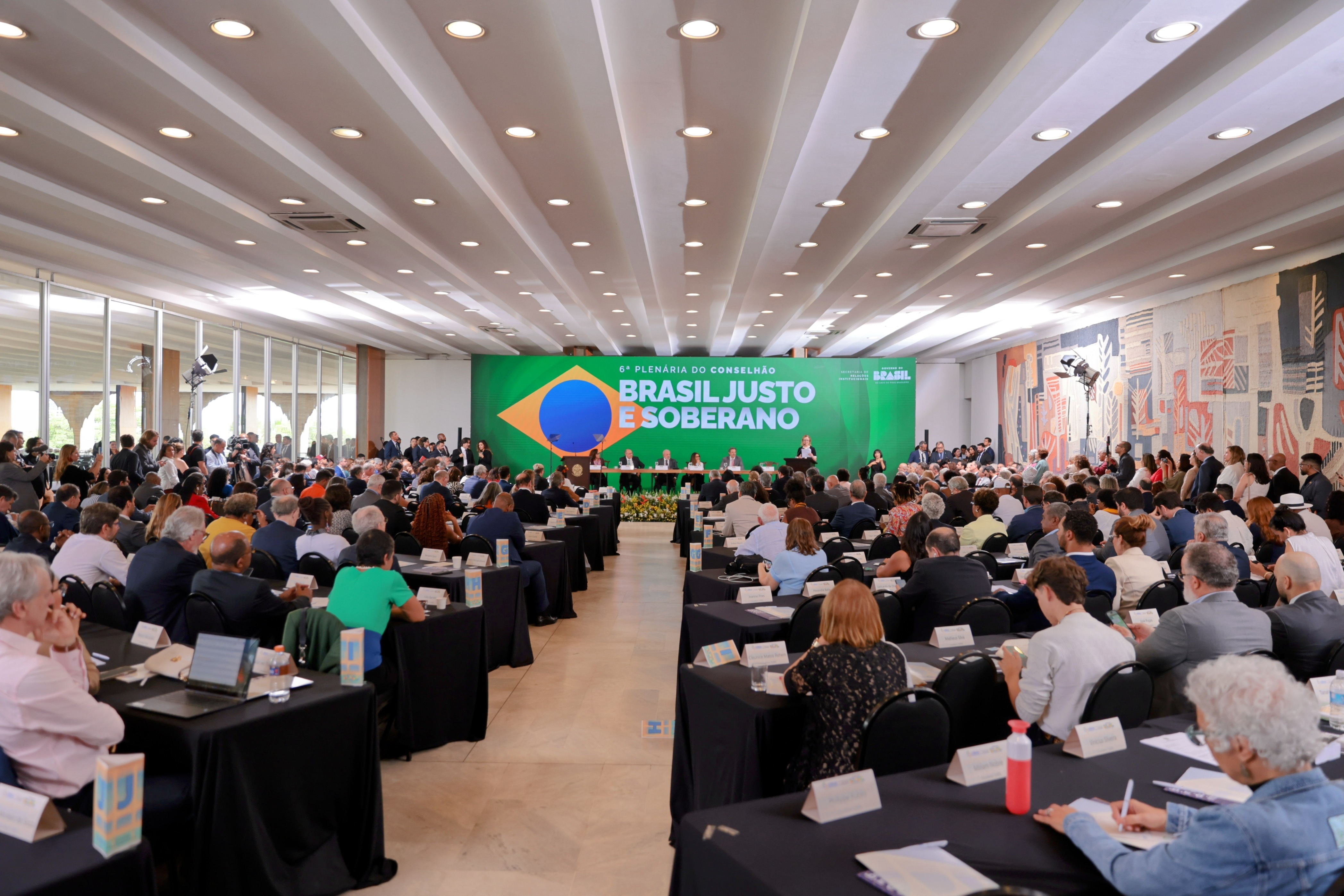 Esta foi a sexta edição da cerimônia, que tem a finalidade de apresentar resultados do colegiado reinstalado em 2023