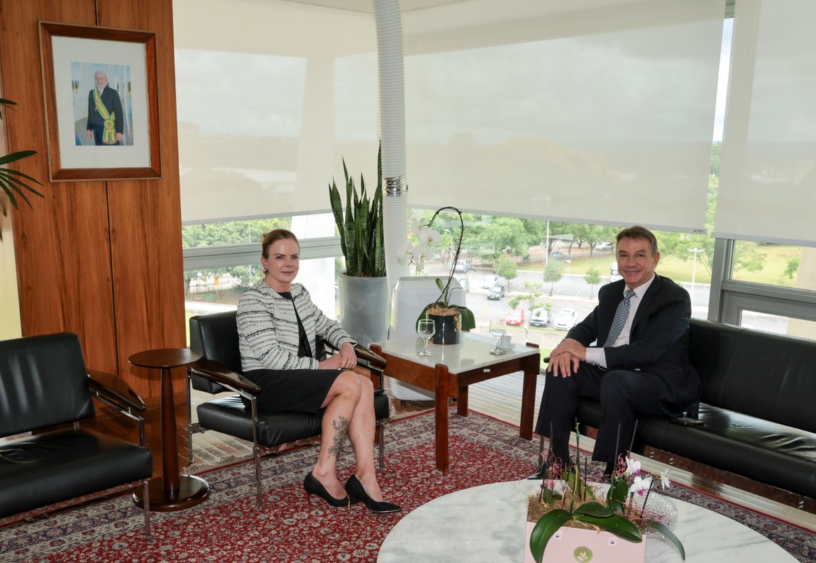 Antônio Denarium esteve no Palácio do Planalto na manhã desta quarta (7)