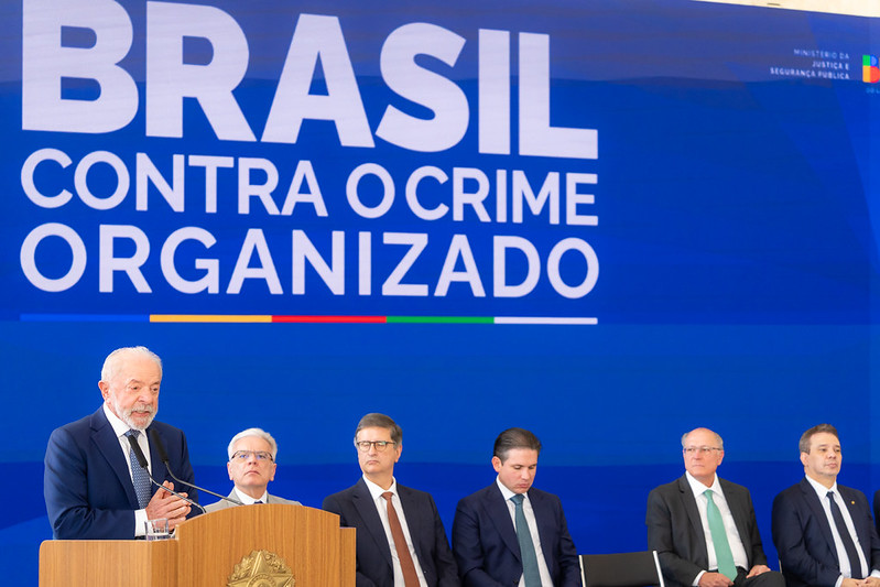 Presidente Lula lança o programa Brasil Contra o Crime Organizado