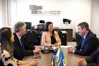 Governador de MS visita Sudeco para falar de investimentos no Centro-Oeste