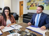 Sudeco recebe representantes de Corumbá/MS e FENAFISCO