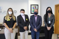 Sudeco recebe prefeito do município de Novo Horizonte do Sul (MS)