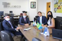 Sudeco recebe prefeitos de Novo Horizonte do Sul (MS) e de Paranaíba (MS)