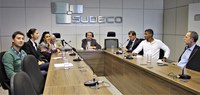 Sudeco recebe representantes do IF goiano para apresentação de projeto de desenvolvimento rural