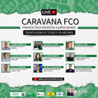 Acontece hoje (12) a segunda edição da Caravana FCO MS