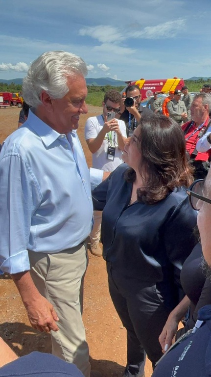 Governador do Goiás, Caiado e Superintendente da Sudeco, Luciana
