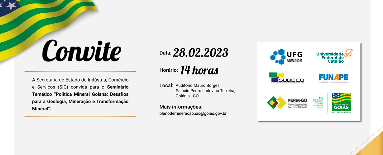 Seminário Temático Política Mineral Goiana