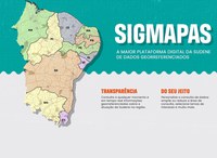 SIGMapas, plataforma digital criada pela Sudene, está entre os projetos que podem ser escolhidos como o melhor do Eu Esri Brasil 2022
