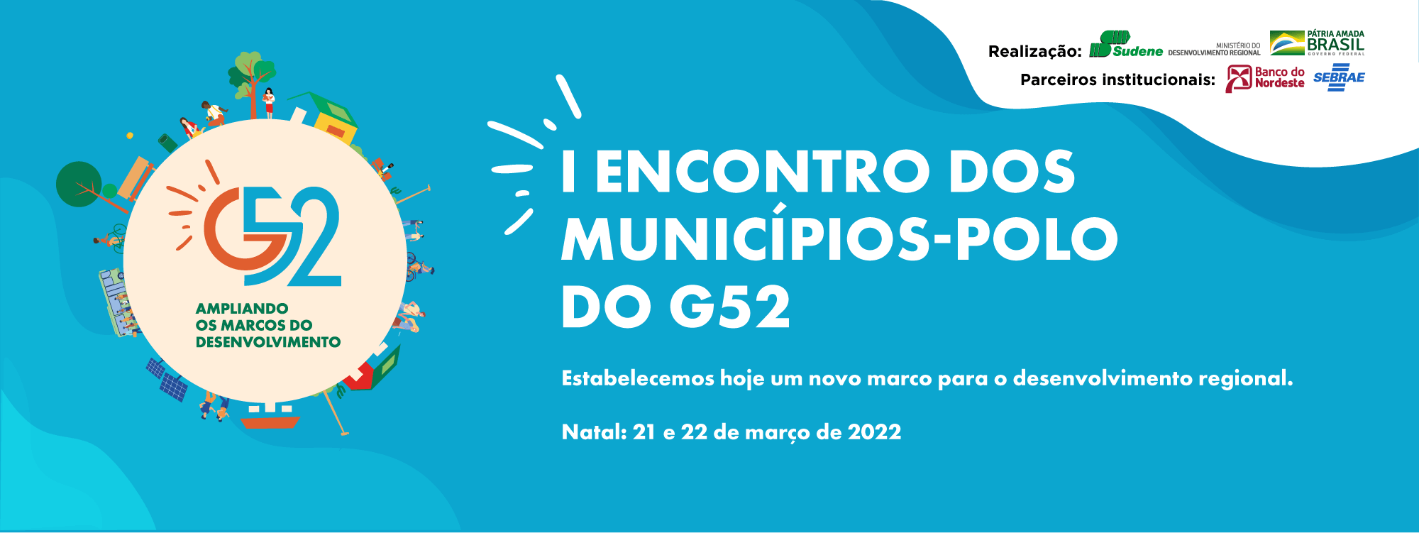 Banner informativo do G52