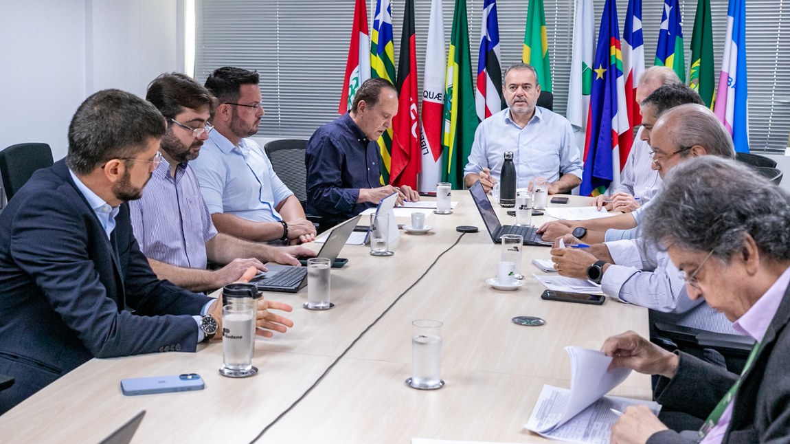 Diretoria Colegiada da Sudene reunida nesta quinta (22). Foto: Elvis Aleluia (Ascom/Sudene)