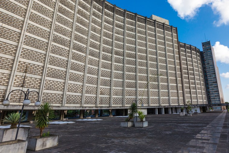Edifício Celso Furtado, antes edifício Sudene, foi sede administrativa da superintendência a partir dos anos 70. Foto: acervo Sudene.