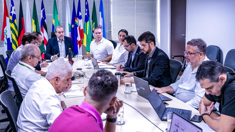 Diretoria Colegiada reunida nesta segunda (02). Foto: Elvis Aleluia (Ascom/Sudene).