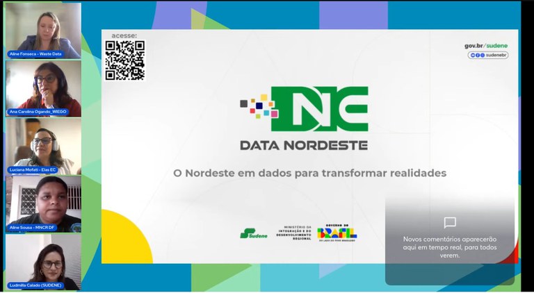 Sudene apresenta Data Nordeste em debate sobre dados abertos e economia circular na América Latina