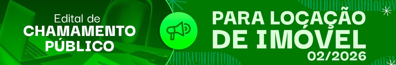 Banner - chamamento público locação imóvel