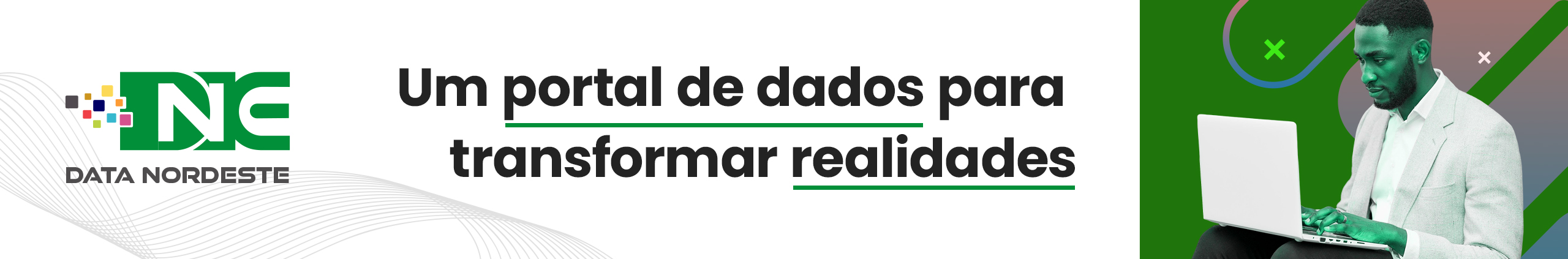 Banner contendo a marca do Data Nordeste