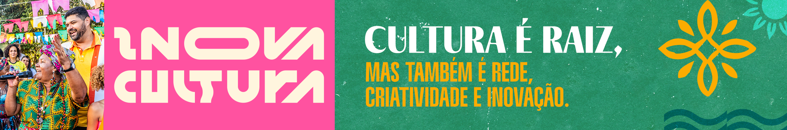 Banner horizontal contendo o título Inova Cultura