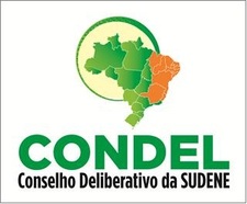 Ilustração do Condel com um mapa do Brasil e a região nordeste em destaque.