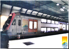 Imagem de um metrô.