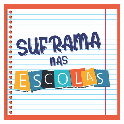 Marca do projeto Suframa nas Escolas