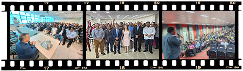 Ícone simulando um filme de máquina fotográfica, para dar acesso ao banco de imagens do Suframa nas Universidades