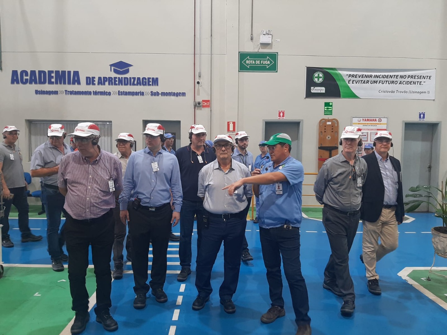 Visita no dia 6 de maio de 2022 - Crédito: Rafael Lourenço/Yamaha - Livre para divulgação, desde que citada a fonte