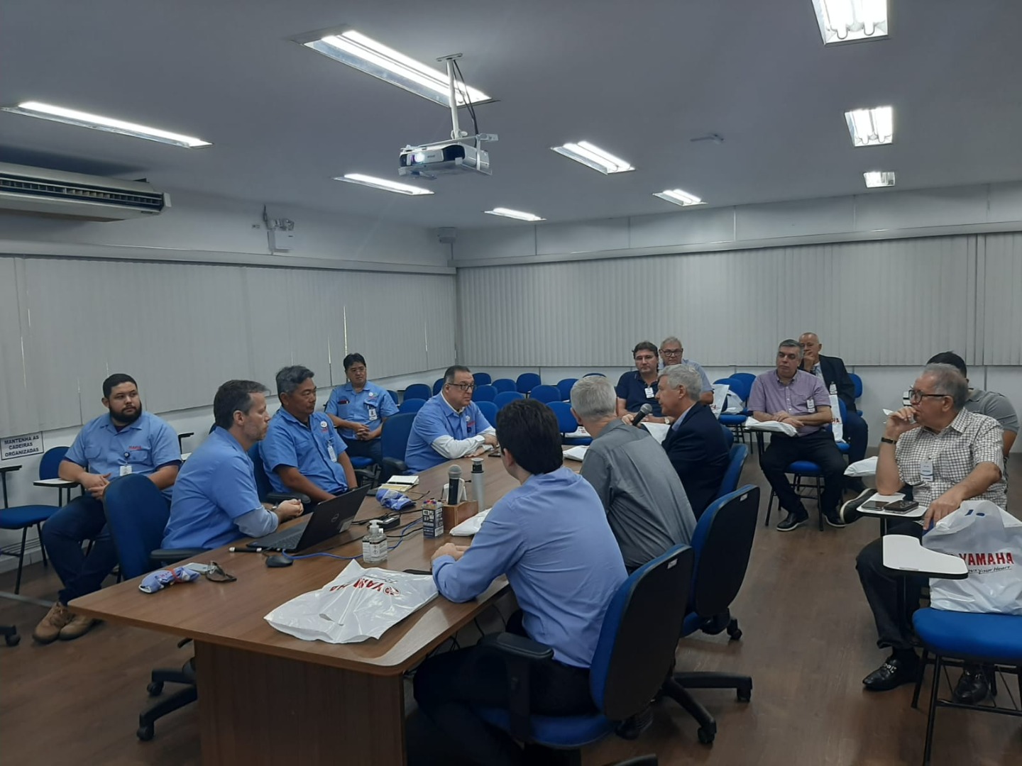 Visita no dia 6 de maio de 2022 - Crédito: Rafael Lourenço/Yamaha - Livre para divulgação, desde que citada a fonte