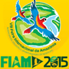 Símbolo criado para identificar a primeira edição da Feira Internacional da Amazônia foi replicado na oitava edição que ganhou, porém um logotipo especial para a frase "Fiam 2015", onde a parte vazada das letras incluíram silhuetas de animais da fauna amazônica. O símbolo principal mostra um casal de araras voando sobre um globo em tons de verde e azul.