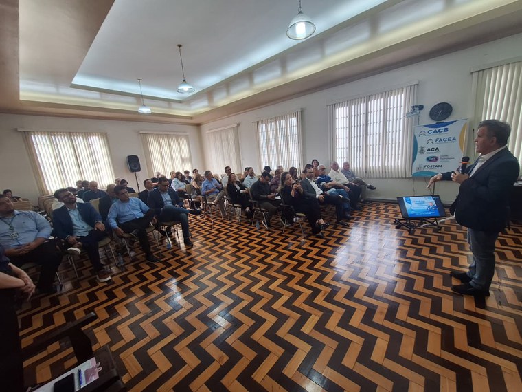 Importância da sinergia entre a classe empresarial e a Autarquia foi ressaltada no evento (Foto: Isaac Araújo/Suframa)