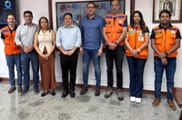 Defesa Civil Nacional instala ponto de atendimento na Suframa para apoiar ações de combate a incêndios no Amazonas
