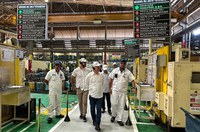 Empresa que é referência na fabricação de peças para motocicletas recebe a visita da Suframa