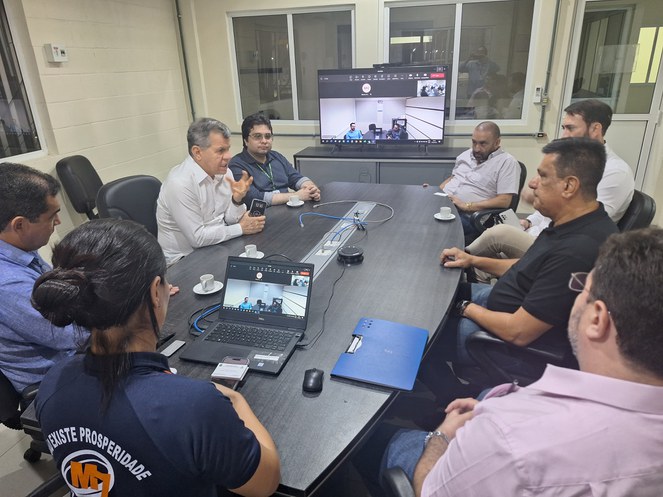 Superintendente e equipe técnica da Suframa em visita à Metalúrgica Sete de Setembro