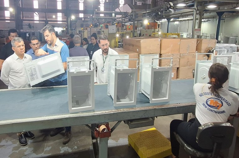 Visita à fábrica  Metalúrgica Sete de Setembro