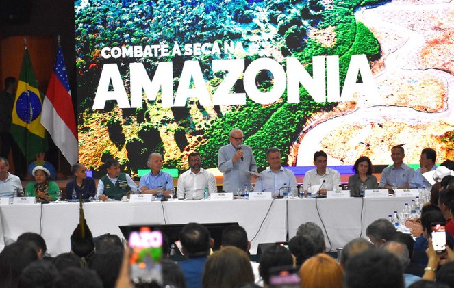 Medidas contra a seca anunciadas na Suframa pelo presidente Lula