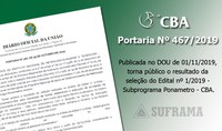 Publicado resultado do Edital nº 01/2019