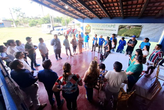 Suframa é recebida no sítio Jotapê em Itacoatiara