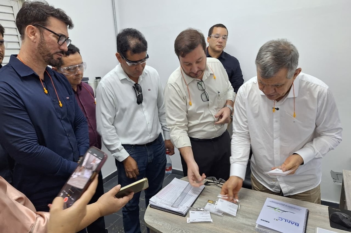 Visita desta quarta-feira (12) foi numa indústria de alta tecnologia especializada na fabricação de produtos à base de metais preciosos, e teve como objetivo conhecer os processos fabris e os planos de expansão da empresa, em operação no PIM desde 2020.