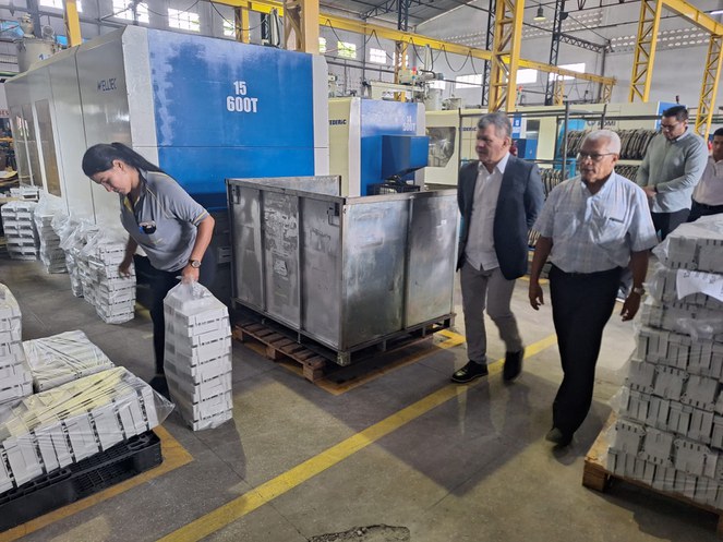 Suframa na visita técnica à empresa Tec-Plast