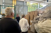 Suframa conhece trabalho de associação amazonense que faz coleta de embalagens de agrotóxicos