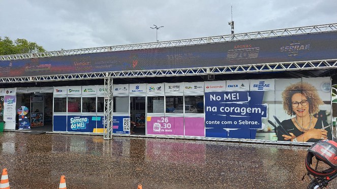 Local do evento do Sebrae em Boa Vista, que tem a participação da Suframa