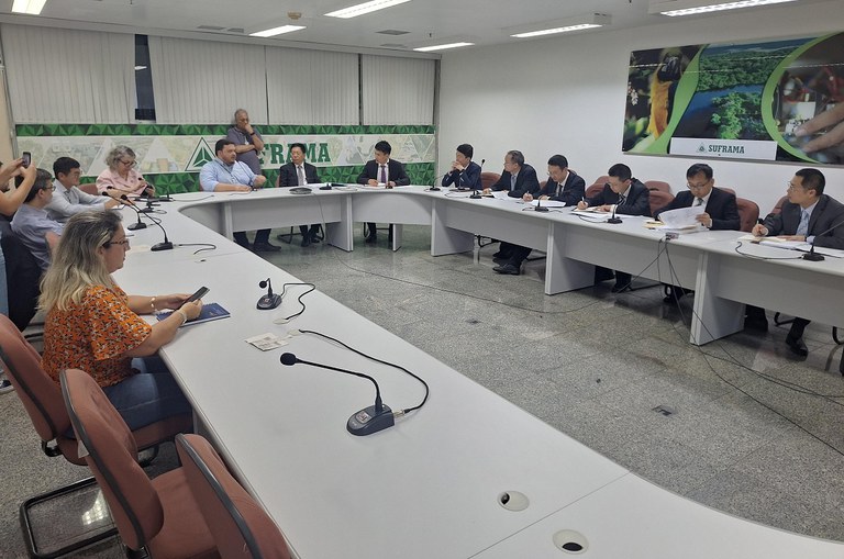 Suframa explica potencial da ZFM para diplomatas chineses