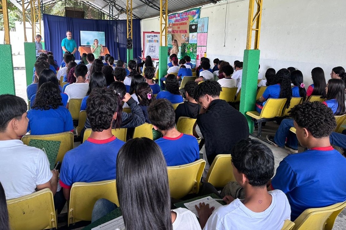 As atividades ocorreram na terça-feira (5), na Escola Municipal São Judas Tadeu, zona rural de Manaus, e na quarta-feira (6), na Escola Estadual Luizinha Nascimento, zona Sul da capital, somando aproximadamente 150 alunos participantes.