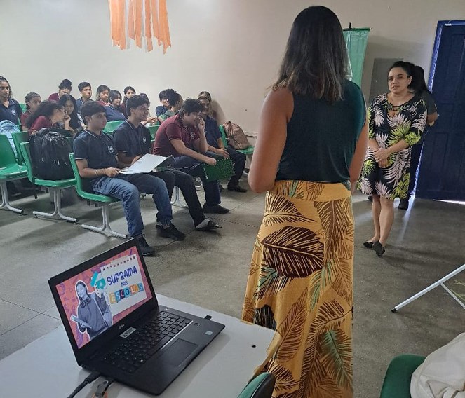 Suframa nas Escolas em ação na zona Oeste de Manaus