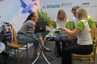 Matéria-prima regional foi o tema mais demandado no estande da Suframa em feira de RO