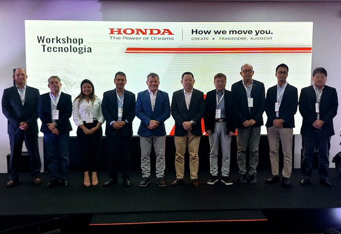 Suframa no workshop da Moto Honda em Manaus