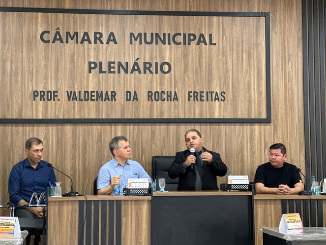 Presidente da Câmara Municipal, Elton Gonçalves de Lima, ressaltou a importância da ação para o desenvolvimento de Anori