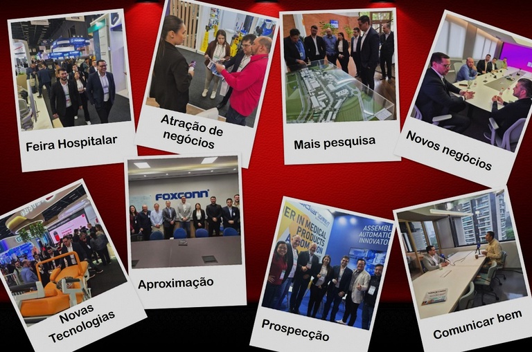 Foto mostra uma arte com imagens uma ao lado da outra e caracteres