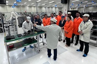 Suframa visita Cal-Comp e conhece planos de futuros produtos da empresa