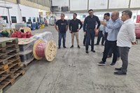 Suframa visita empresa produtora de cabos fotovoltaicos no Polo Industrial de Manaus