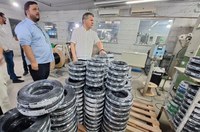 Suframa visita empresa que fabrica fios e cabos para a construção civil